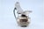 Metal Chiseled Silver Milk Jug with a Knob For Sale - Image 7 of 11