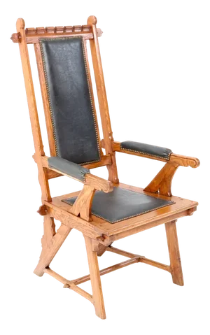 Arts & Crafts Art Nouveau Oak High Back Armchair by H.P. Berlage, 1900s