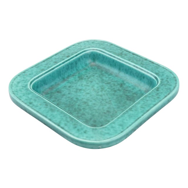 Large Argenta Stoneware Dish by Wilhelm Kåge for Gustavsberg, Sweden, 1960s For Sale