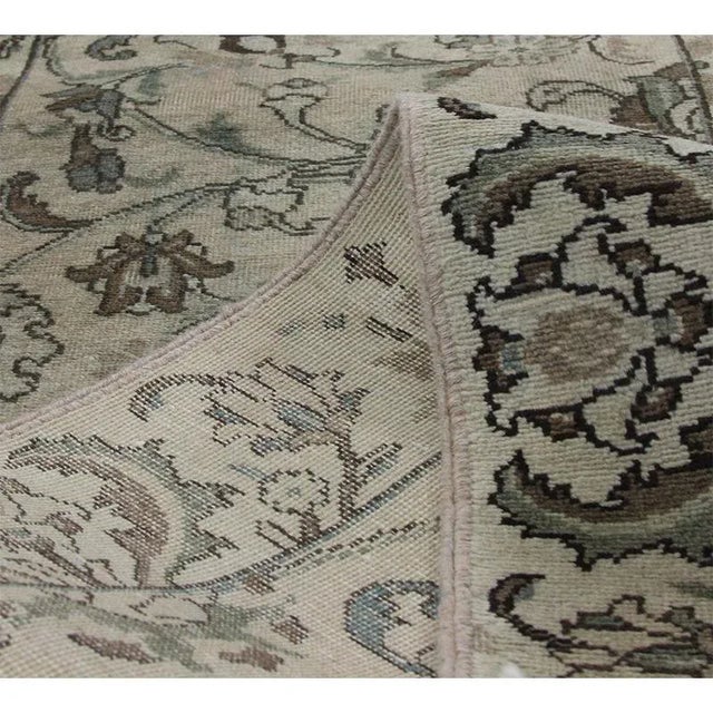 1950s Old Persian Tabriz Area Rug 2'7"×12'8" For Sale - Image 9 of 10