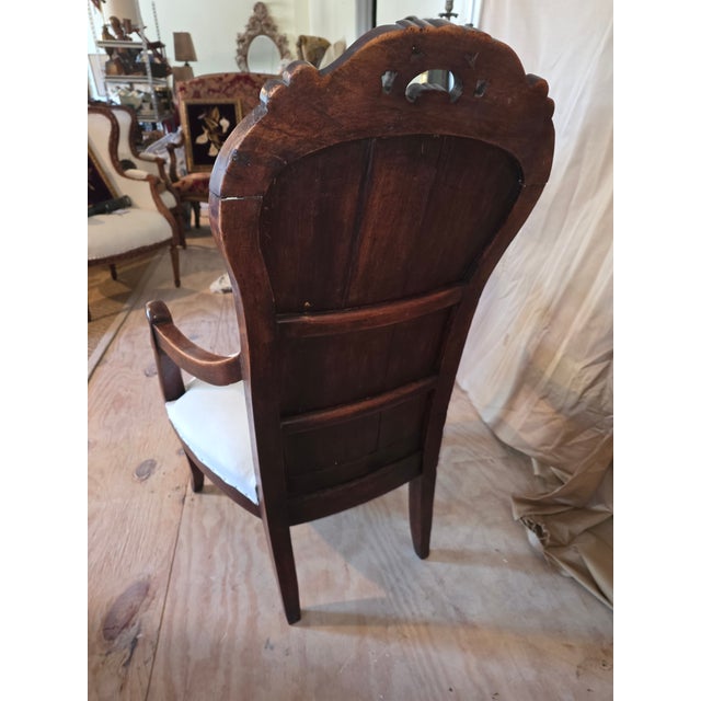 Armchair With Swan Head Arms For Sale - Image 10 of 15