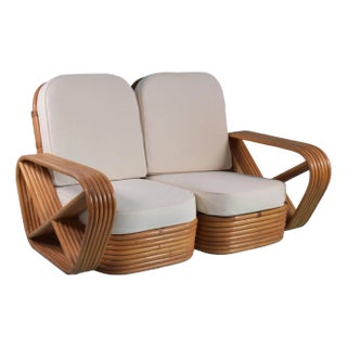 6 Strand Paul Frankl Style Love Seat For Sale