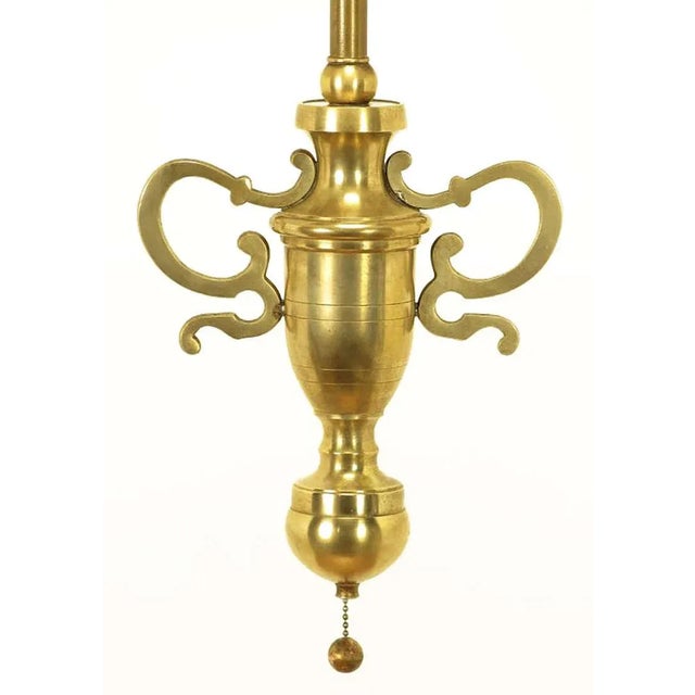 1950s Marbro Brass Empire Style Pendant Lamp For Sale - Image 5 of 9