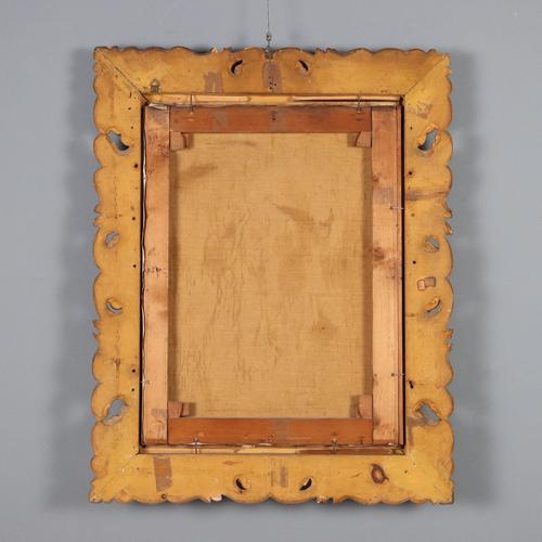 Attributed to Adolfo Dumini, Farmer Smoking Pipe, Oil on Canvas, Framed For Sale - Image 11 of 12