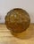 Antique amber art glass globe with quilted bubbles. As featured in the film Gone with the wind. beautiful ambient light...