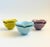 Mid-Century Modern Colorful Pastel Lotus Bowls by Lillian Vernon - Set of 6 For Sale - Image 3 of 12