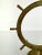 1960s Mid 20th Century Brass Ship Wheel With Hand-Etched Detail For Sale - Image 5 of 14
