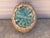 Early 20th Century Splint Oak Egg Gathering Basket With Green Woven Detail For Sale - Image 11 of 11