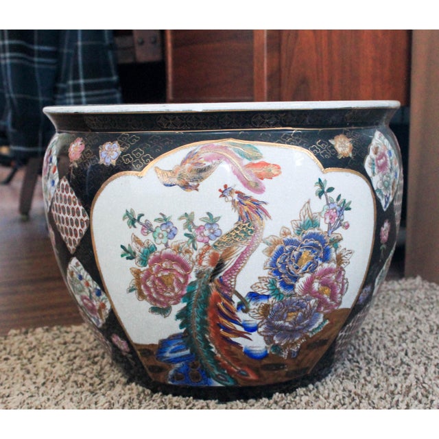 Large Vintage Asian Planter Chairish