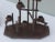 Brown Paul Evans Attributed Welded Steel Brutalist Candlesticks For Sale - Image 8 of 12