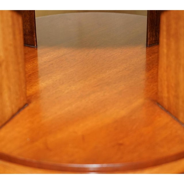 Satinwood & Walnut Revolving Bookcase Table with Lions Paw Feet For Sale - Image 6 of 18