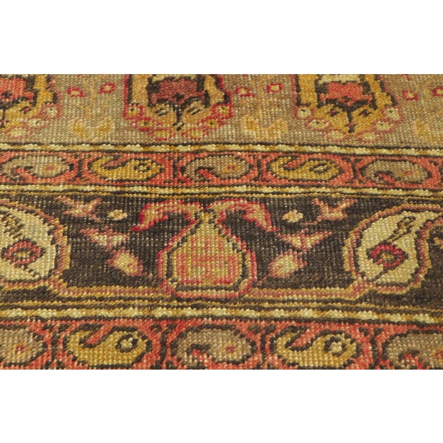 Mid 20th Century Rustic Vintage Turkish Oushak Rug - 04'09 X 07'08 For Sale - Image 5 of 10
