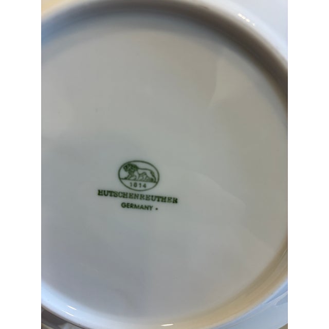 Mid 20th Century Hutschenreuther Bavaria White Porcelain Soup Bowls - Set of 4 For Sale - Image 13 of 13