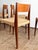 1960s Pia Dining Room Chairs in Walnut with Wickerwork by Poul Cadovius, Set of 6 For Sale - Image 5 of 16