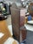 Antique Secretary Desk, Brass Backed Screen Glass Door, Burl Wood Inlay, Two Shelves For Sale - Image 12 of 12
