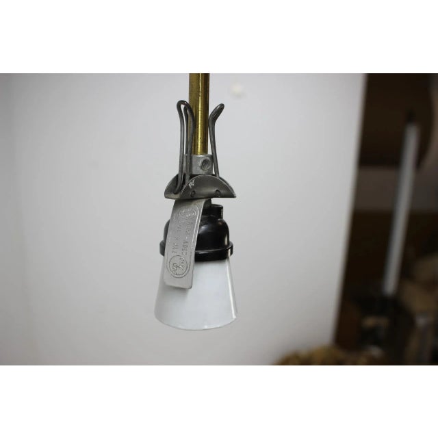 Metal Mid-Century Ceiling Lamp from Napako, 1970s For Sale - Image 7 of 10