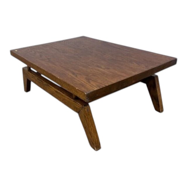 This handsome piece measures 15"h x 39" w x 29.5" d. It is unsigned but in the style of Sam Maloof as rhe joinery and...