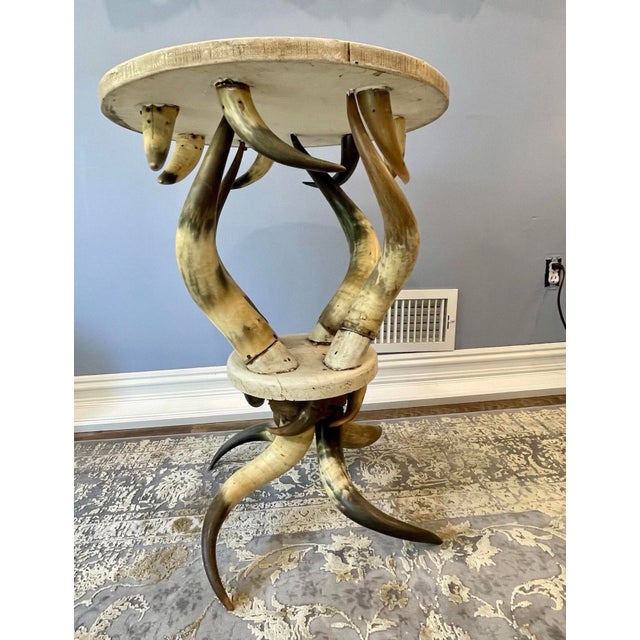 Victorian Texas Long Horn Accent Table, 19thC For Sale - Image 4 of 8