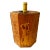 Mid Century Hand Carved Teakwood Wine Holder Ice Bucket For Sale