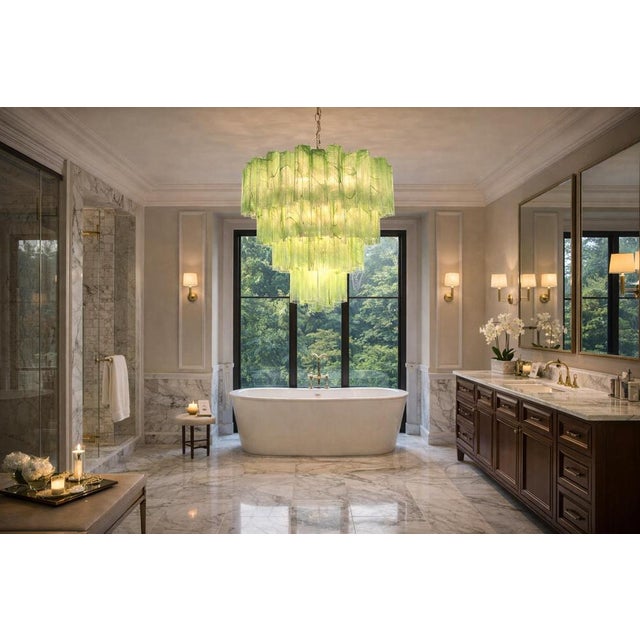 Italian Chandelier in Murano Glass, 1990 For Sale - Image 12 of 16