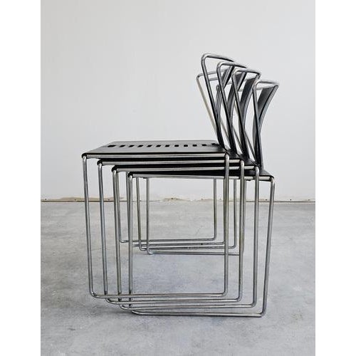 1960s Dining Chairs Iside attributed to Kazuhide Takahama for Gavina, Italy, 1960s, Set of 4 For Sale - Image 5 of 16