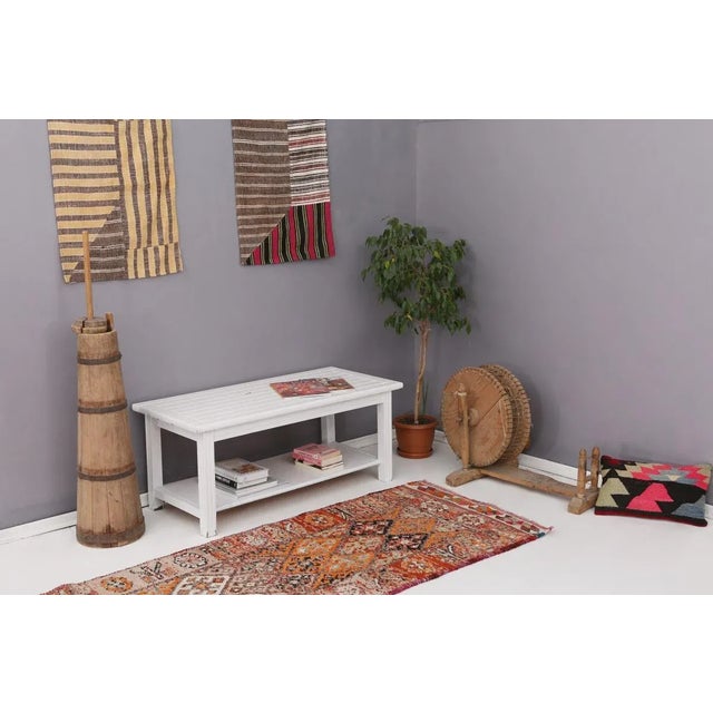 Mid 20th Century Vintage Herki Runner For Sale In Los Angeles - Image 6 of 7