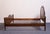 Brown Vintage Antique Solid Walnut French Provincial Full Size Bed 106 For Sale - Image 8 of 9