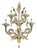 Venetian Ca Rezzonico Murano Glass with Gold Leaf and Flowers by Simoeng for Simoeng For Sale