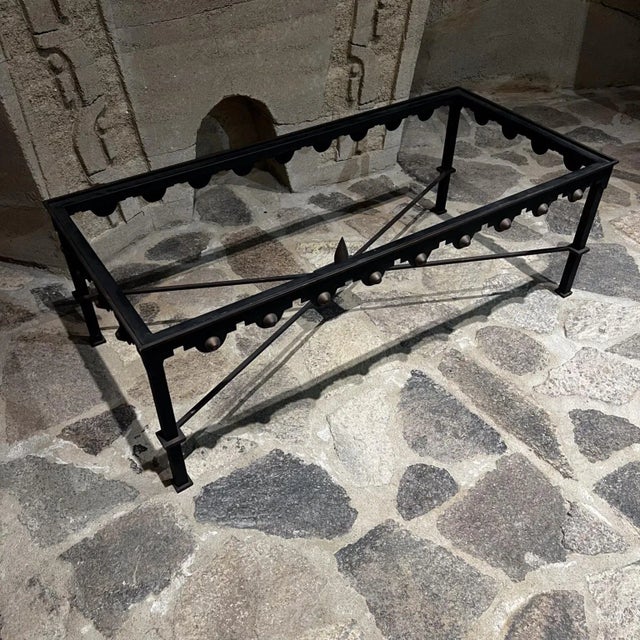 1950s Neoclassical Coffee Table + Brass Nuggets Arturo Pani Mexico For Sale In San Diego - Image 6 of 7