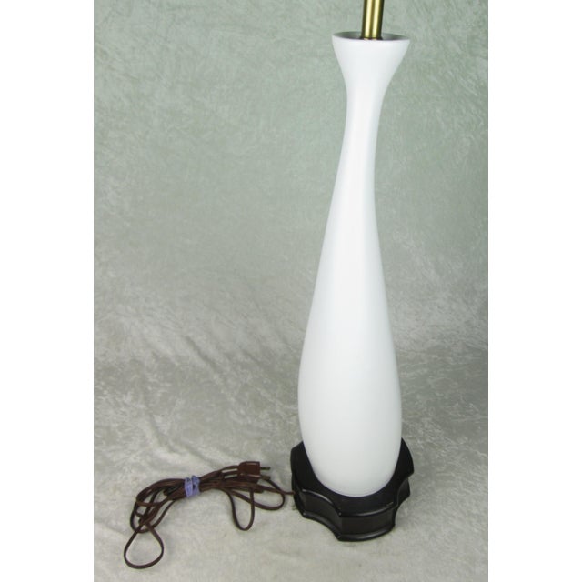 Mid 20th Century Antonia Campi Pottery Lamp s.c.i. Laveno Italy Portalampada Mid Century Modern For Sale - Image 14 of 15