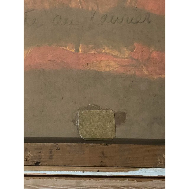 1940’s Mid Century Jean Francis Laglenne Oil Painting For Sale - Image 6 of 13