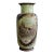 Late 19th-Century Victorian Bristol-Style Green Opaline Scenic Glass Vase For Sale
