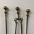 Brass Fireplace Fender + Three-Piece Tool Set, Vintage For Sale - Image 9 of 12