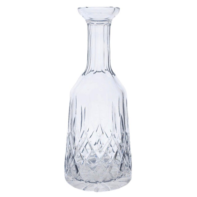 Late 20th Century Waterford Crystal Lismore Tall Wine Decanter With Stopper For Sale - Image 9 of 13
