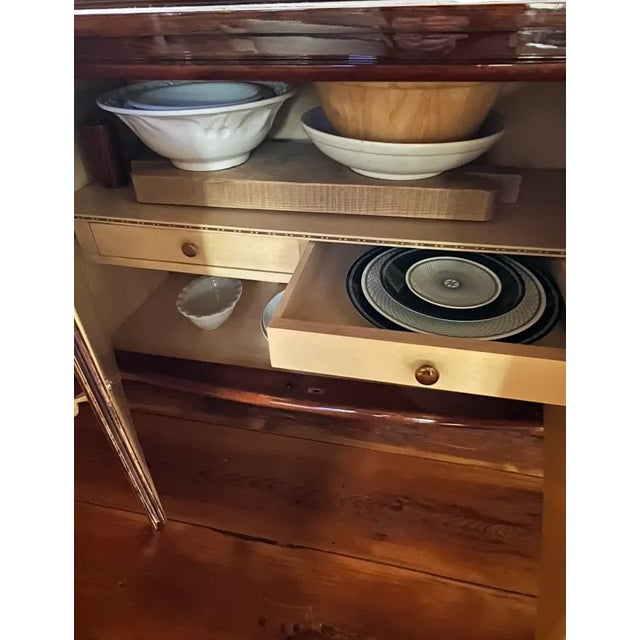 1940s Antique 1940s French Art Deco "Sunburst" Brazilian Rosewood Sideboard For Sale - Image 5 of 12