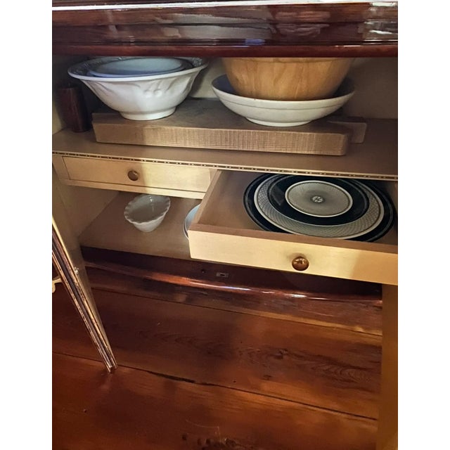 1940s Vintage 1940s French Art Deco Brazilian Rosewood Sideboard For Sale - Image 5 of 6