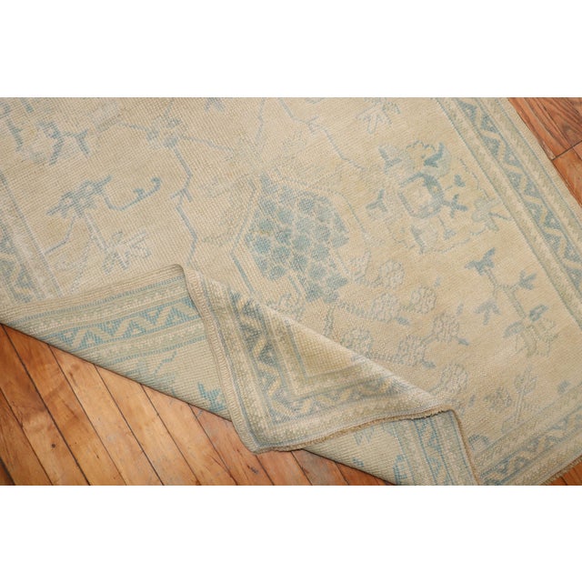 Antique Long Turkish Oushak Runner - 3'8" x 21'6" For Sale - Image 4 of 12