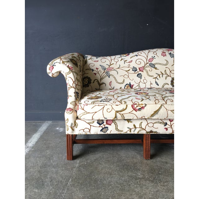 Vintage Baker Furniture Co. Crewel Sofa Chairish