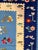 Textile Mid-20th Century Romanian Oltenian Folk Art Floral Wool Kilim Rug in Blue and Navy For Sale - Image 7 of 9