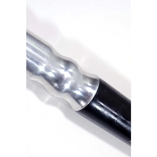 Vintage Giant Advertising Wood Black Paintbrush, 1980s For Sale - Image 4 of 6