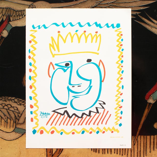 Pablo Picasso 1957 After Pablo Picasso, Poster Signed in the Print For Sale - Image 4 of 6