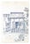 Ink on paper drawing by New York artist Myriam Cahn (1933-2018). Salmagundi Club named an award after her in 2019. Signed...