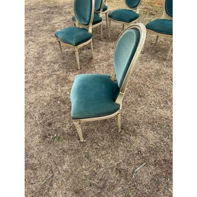 Wood 19th Century Louis XVl Dining Chairs - Set of 6 For Sale - Image 7 of 15