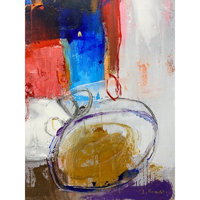 Contemporary Abstract Original Oil Painting For Sale - Image 10 of 12