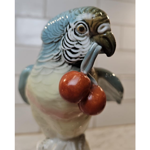 Rare Pair of Karl Ens Parrots For Sale - Image 12 of 17