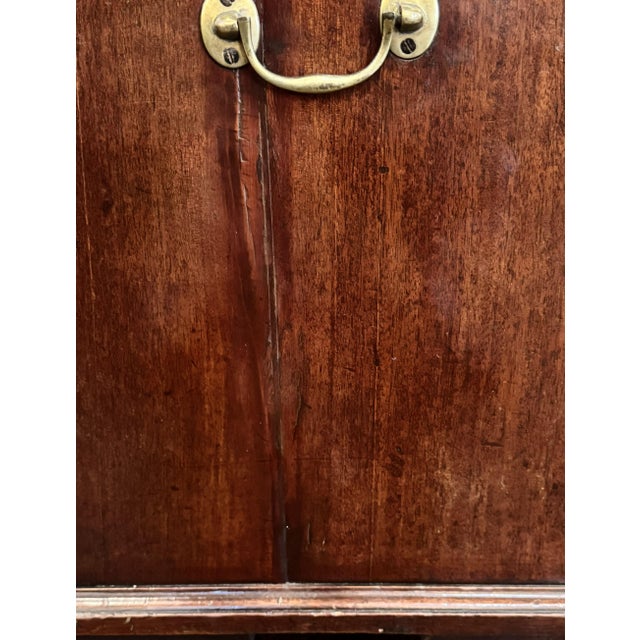 English Bachelors Small Chest or Bedside Cabinet of Flame Mahogany For Sale - Image 16 of 16