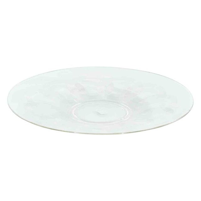 1970s Vintage Art Glass Centerpiece Plate, Italy, Mid-20th Century For Sale - Image 5 of 5