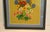 VTG 1970s Framed Crewel Floral Bouquet Needlework Art Mid-Century Retro For Sale - Image 9 of 10