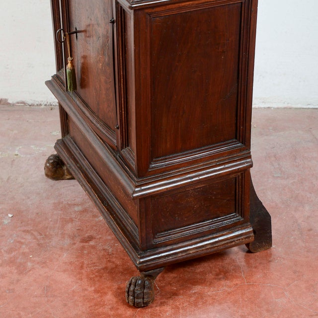 Brown Small Antique Bedside Cabinet For Sale - Image 8 of 18
