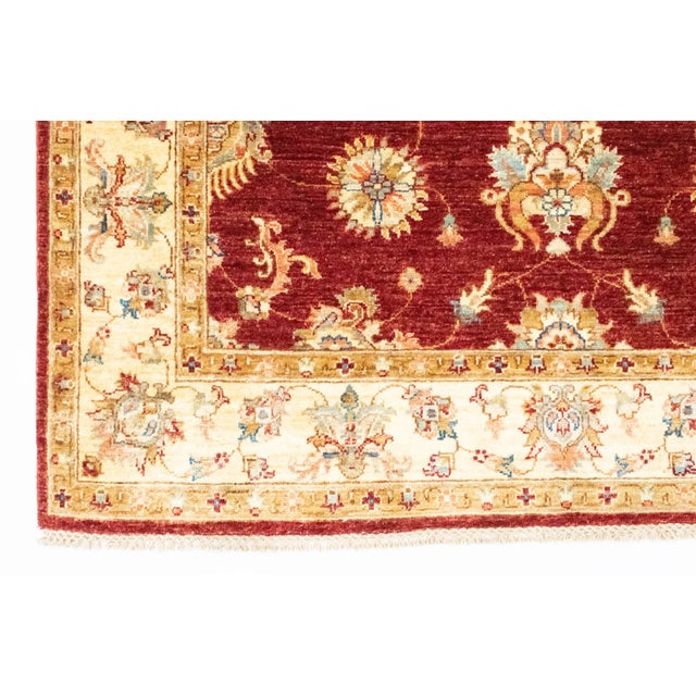 Middle Eastern Hand-Knotted Stonewashed Ziegler Rug For Sale - Image 5 of 10